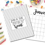 Free Printable 2017 Monthly Calendar And Weekly Planner With Cute   Free Cute Printable Planner 2017