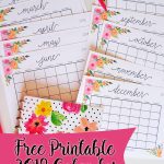 Free Printable 2018 Monthly Calendar With Weekly Planner   Sparkles   Planner 2018 Printable Free