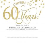 Free Printable 60Th Birthday | Kellies 50Th Bday Ideas | 60Th   Free Printable Invitations Templates