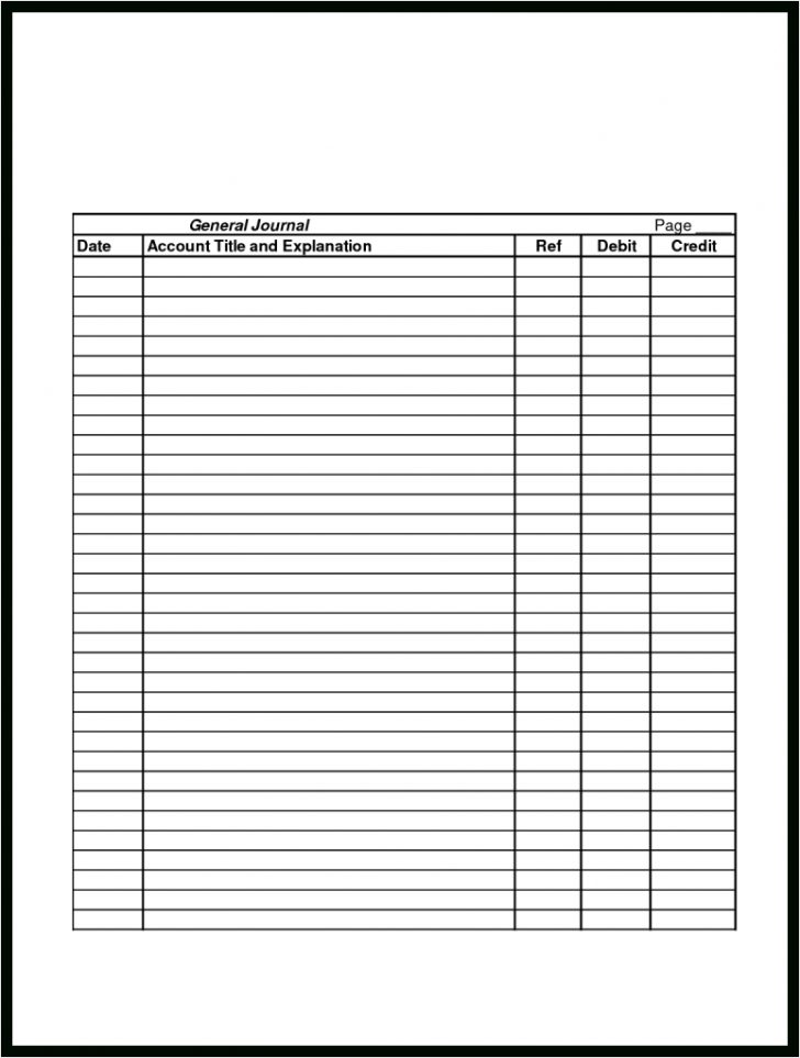 Free Printable Accounting Ledger Sheets - Clgss - Free Printable ...