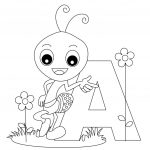 Free Printable Alphabet Coloring Pages For Kids | Too Cute   Free Printable Preschool Alphabet Coloring Pages