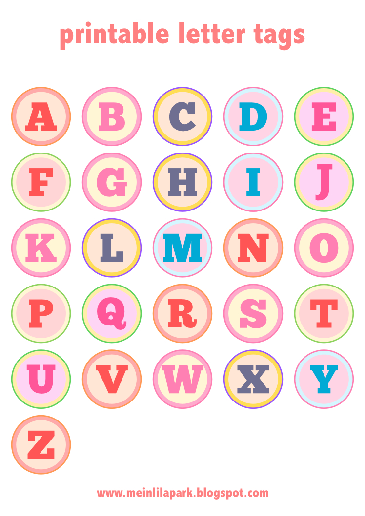 Free Printable Alphabet Letter Tags – Diy Buchstaben Sticker - Free Printable Cabochon Templates