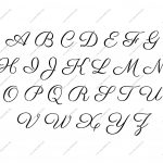 Free Printable Alphabet Stencil Letters Template | Art & Crafts   Free Printable Disney Alphabet Letters
