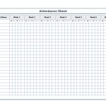 Free Printable Attendance Sheet Template … | Education | Attendance   Free Printable Attendance Sheets For Homeschool
