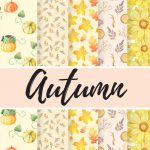 Free Printable Autumn Digital Paper (Seamless Pattern | Free   Free Printable Autumn Paper