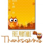 Free Printable Autumn Owl Thanksgiving Invitation Template | Party   Free Printable Fall Festival Invitations