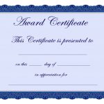 Free Printable Award Certificate Borders |  Award Certificate   Free Printable Certificates For Students