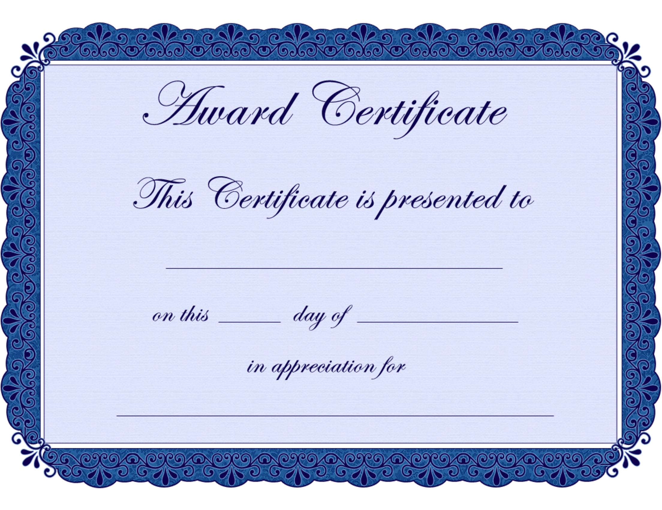 Free Printable Award Certificate Borders |  Award Certificate - Grandparents Certificate Free Printable