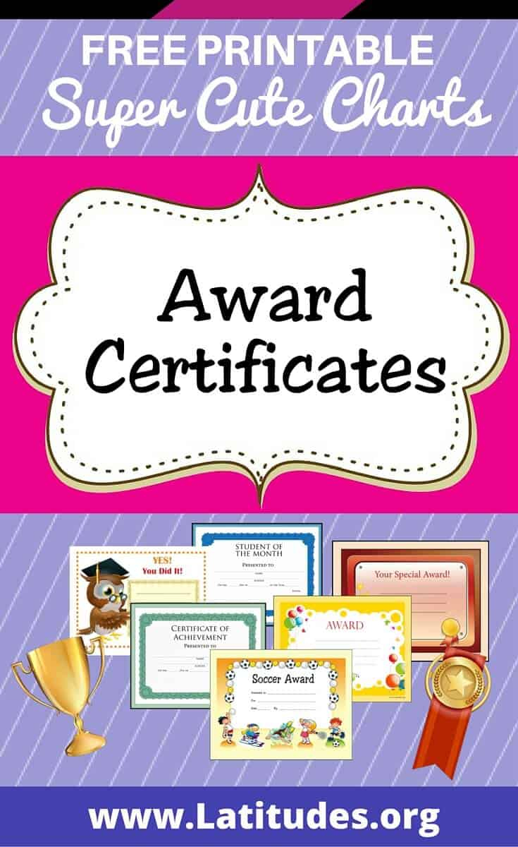 Free Printable Award Certificates For Kids | Acn Latitudes - Good Behaviour Certificates Free Printable