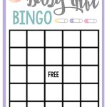 Free Printable Baby Shower Games For Large Groups – Fun Squared   Baby Bingo Game Free Printable
