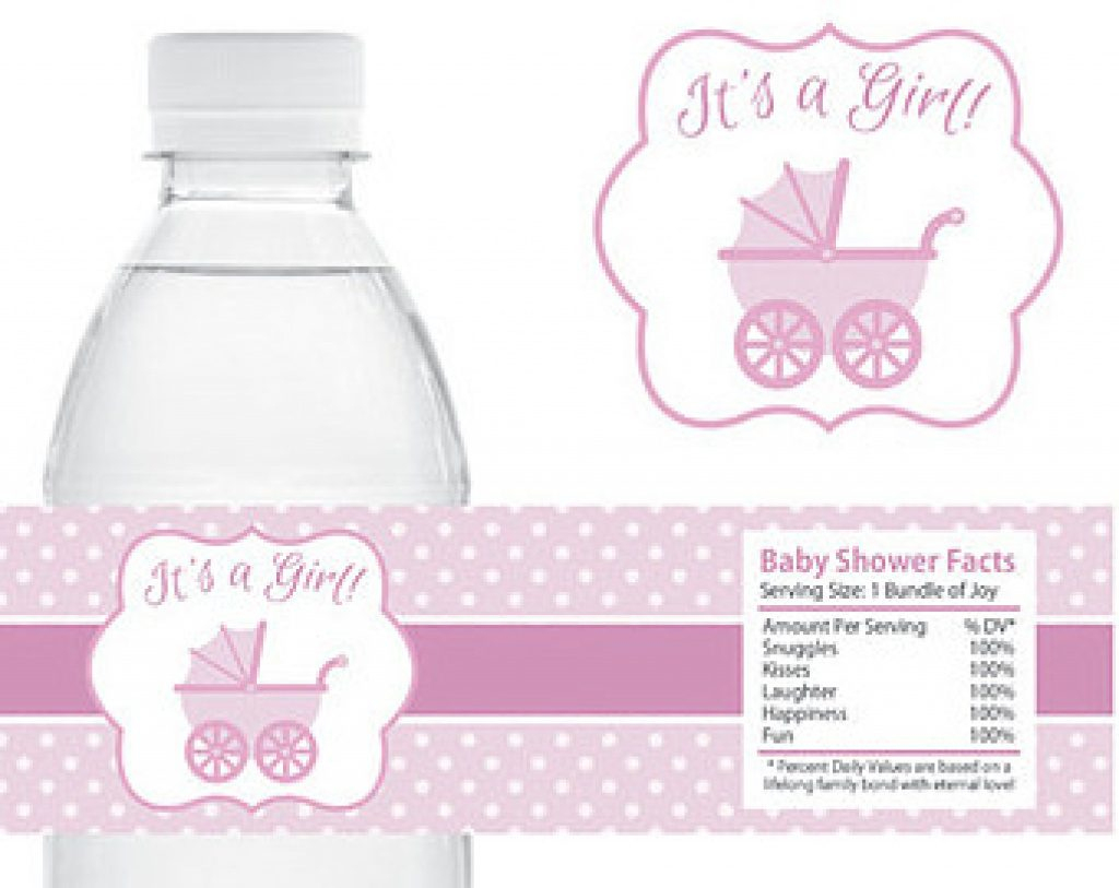 Free Printable Baby Shower Labels For Bottled Water | Free Printable - Free Printable Baby Shower Labels For Bottled Water