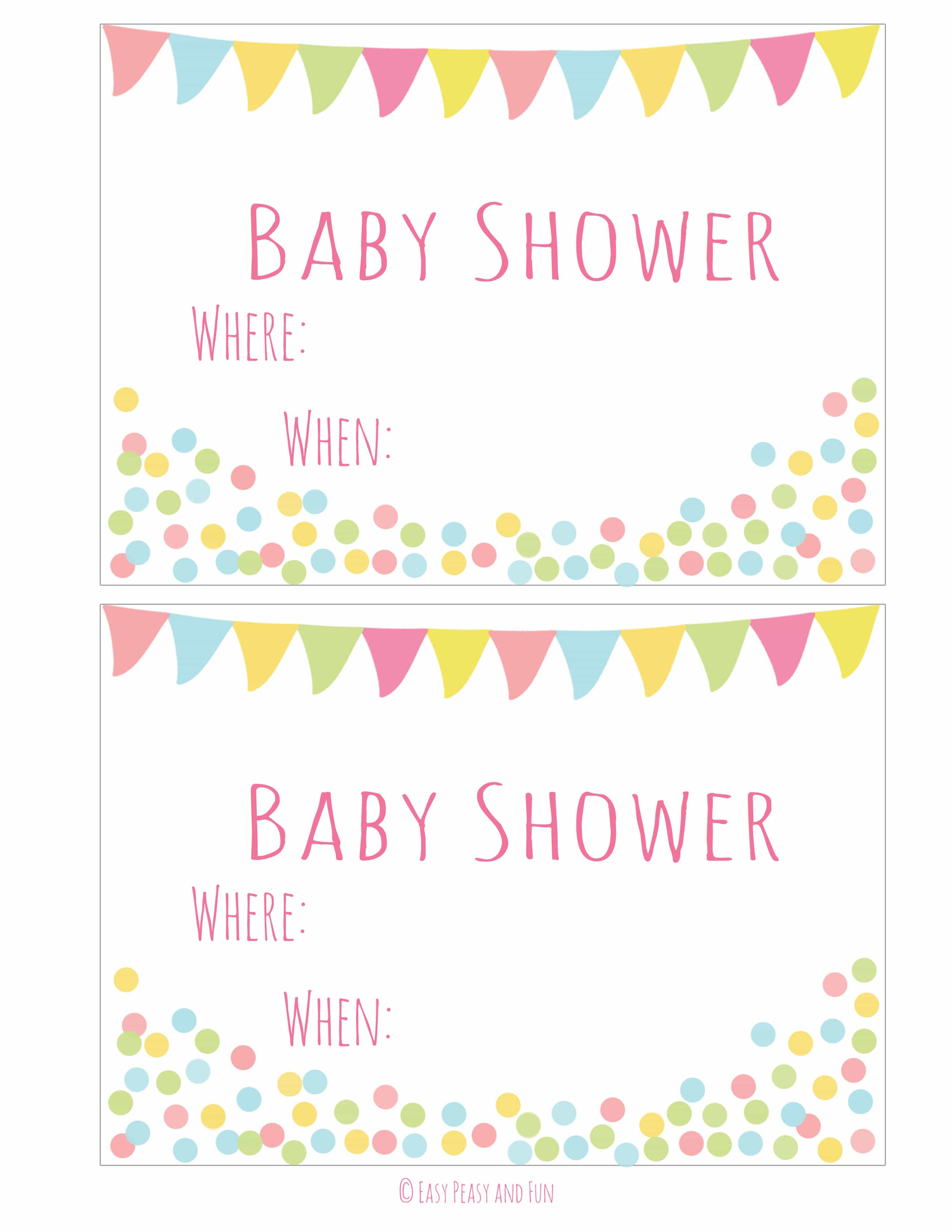 Free Printable Baby Sprinkle Invitations – Baby Shower Ideas - Free Printable Baby Sprinkle Invitations