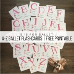 Free Printable! Ballet Flash Cards! | Dance Teacher | Pinterest   Free Printable Dance Recital Cards
