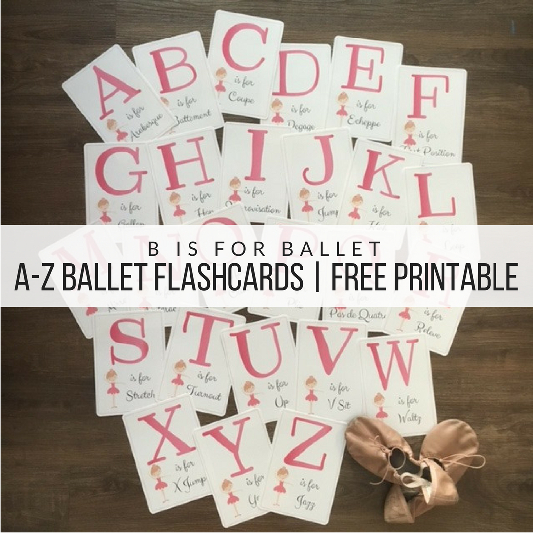 Free Printable! Ballet Flash Cards! | Dance Teacher | Pinterest - Free Printable Dance Recital Cards