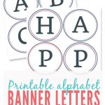 Free Printable Banner Letters | Make Diy Banners And Signs   Free Printable Alphabet Letters For Banners
