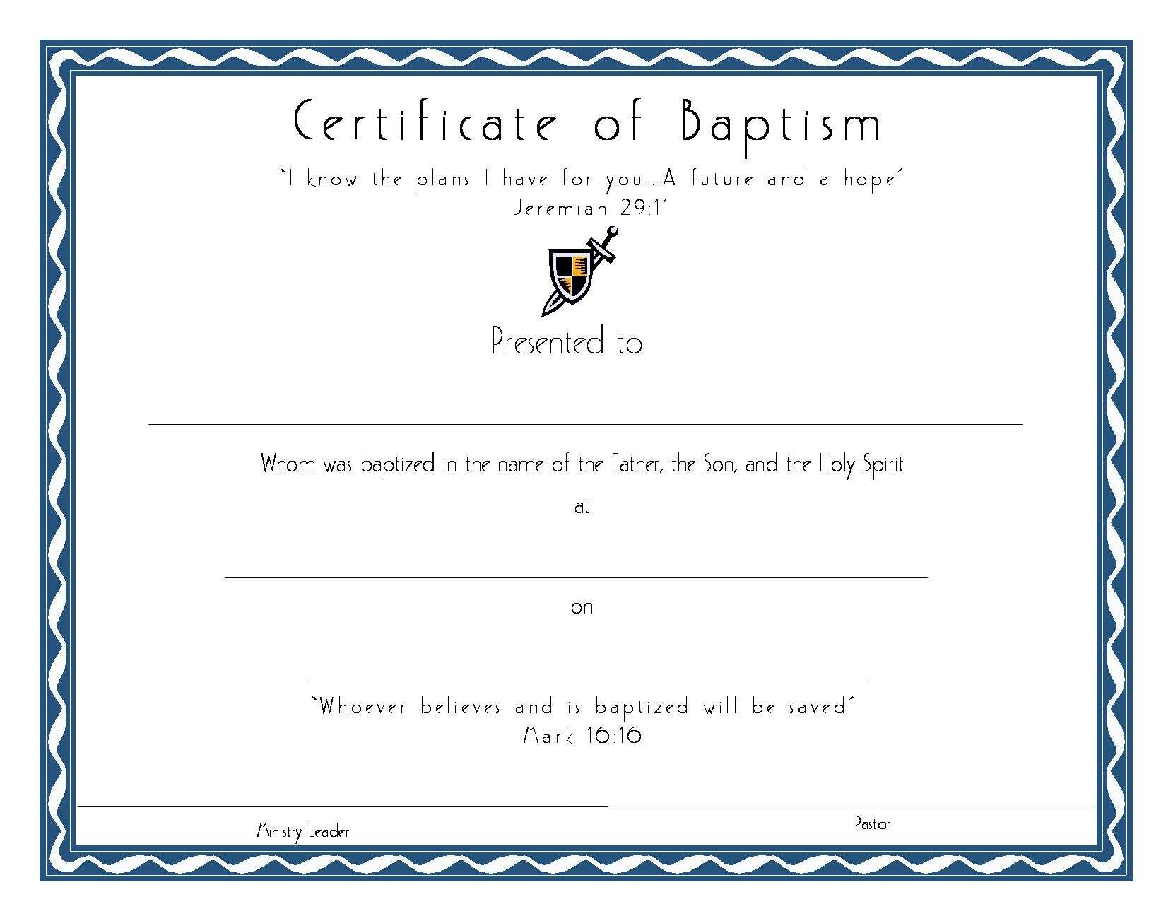 Free Printable Baptism Certificate Fast Baptism Certificate Image Ju - Free Online Printable Baptism Certificates