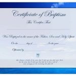 Free Printable   Baptism Certificate Template | Prayers, Quotes For   Free Printable Baptism Certificate
