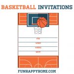 Free Printable Basketball Themed Party Invitations | Best Of   Basketball Invites Free Printable