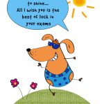 Free Printable Best Of Luck In Your Exams Greeting Card | Abc | Luck   Free Printable Good Luck Cards
