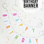 Free Printable Birthday Banner | Parties & Celebrations | Pinterest   Free Printable Birthday Banner