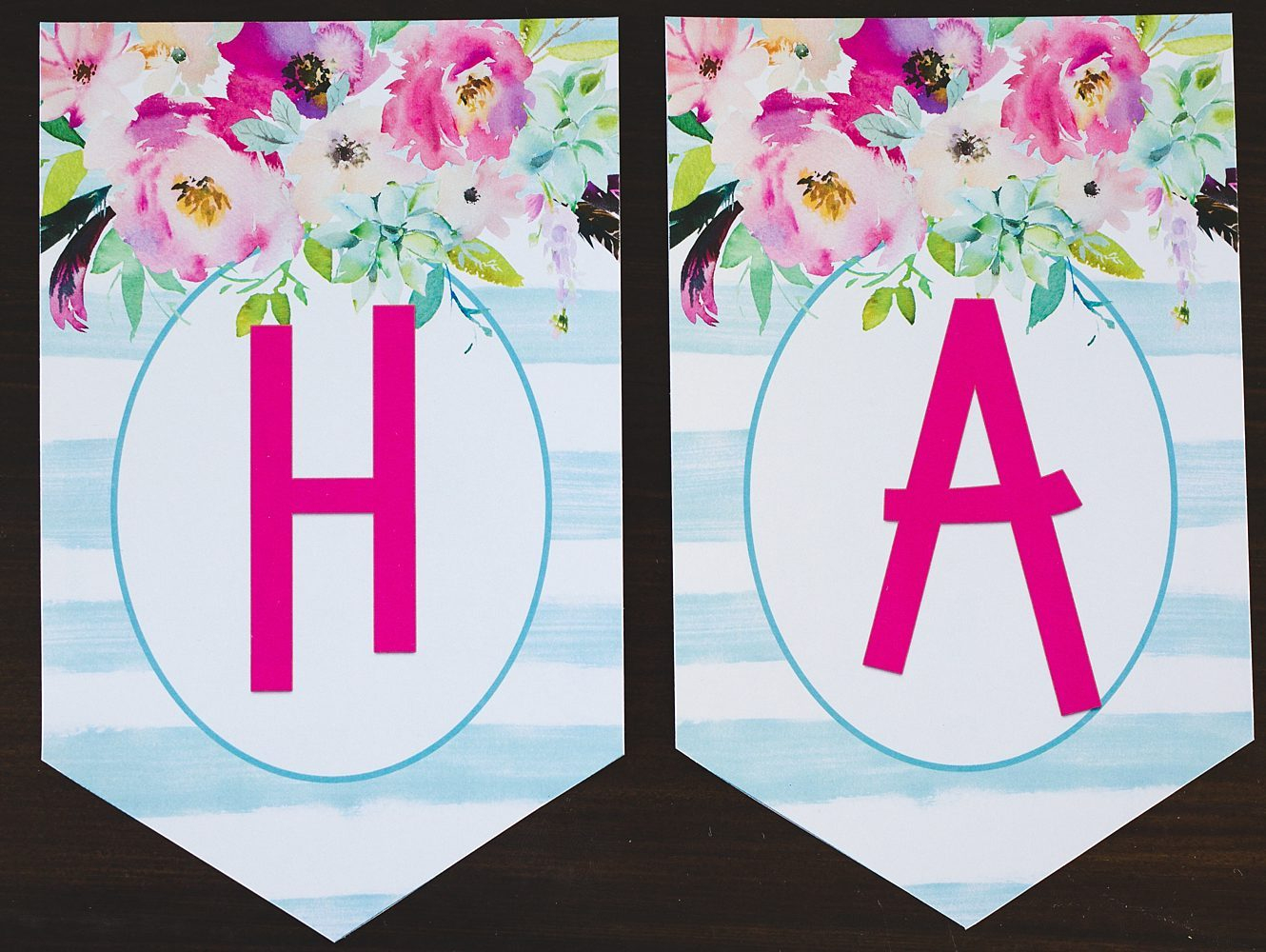 Free Printable Birthday Banner - Six Clever Sisters - Free Printable Birthday Banner