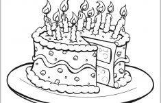 Free Printable Birthday Cake Coloring Pages For Kids Cool2Bkids – Free Printable Pictures Of Birthday Cakes