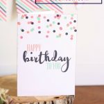 Free Printable Birthday Card And A Giveaway | Parties | Free   Free Printable Birthday Cards For Mom