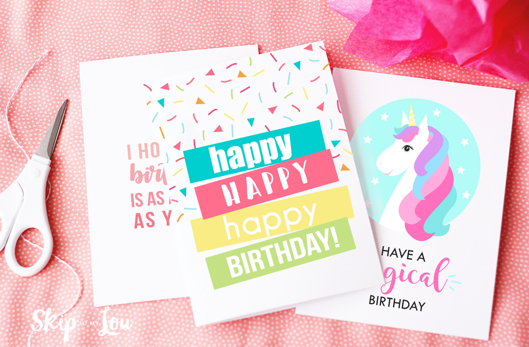 Free Printable Birthday Cards | Skip To My Lou - Free Printable Birthday Cards For Adults