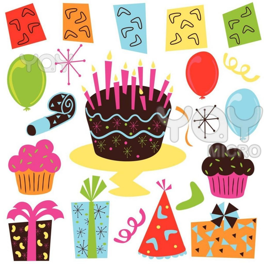 Free Printable Birthday Clip Art - Clip Art Library - Birthday Clipart Free Printable