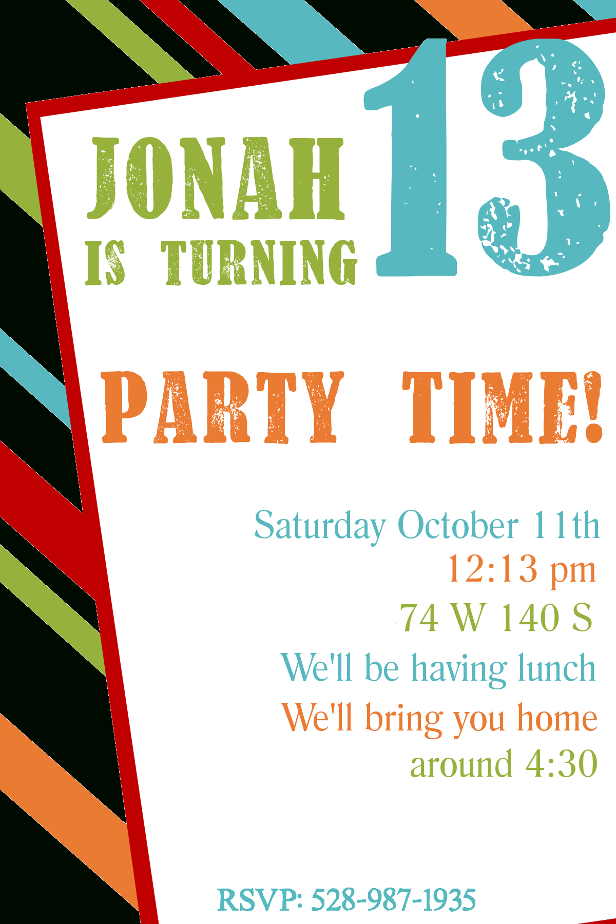 Free Printable Birthday Invitation Templates - 13Th Birthday Party Invitations Printable Free