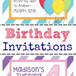 Free Printable Birthday Invitation Templates   Free Printable Birthday Invitations For Kids