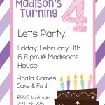 Free Printable Birthday Invitation Templates   Free Printable Birthday Party Invitations With Photo