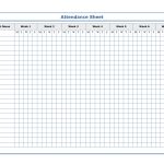Free Printable Blank Attendance Sheets | Attendance Sheet   Free Printable Attendance Sheets For Homeschool
