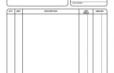 Free Printable Blank Invoice Templates 8 – Colorium Laboratorium – Free Printable Blank Invoice