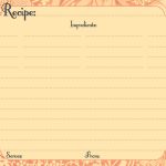 Free Printable Blank Recipe Cards 4X6 Download Them And Try To   Free Printable Photo Cards 4X6
