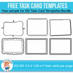Free Printable Blank Task Cards | Free Printable   Free Printable Blank Task Cards