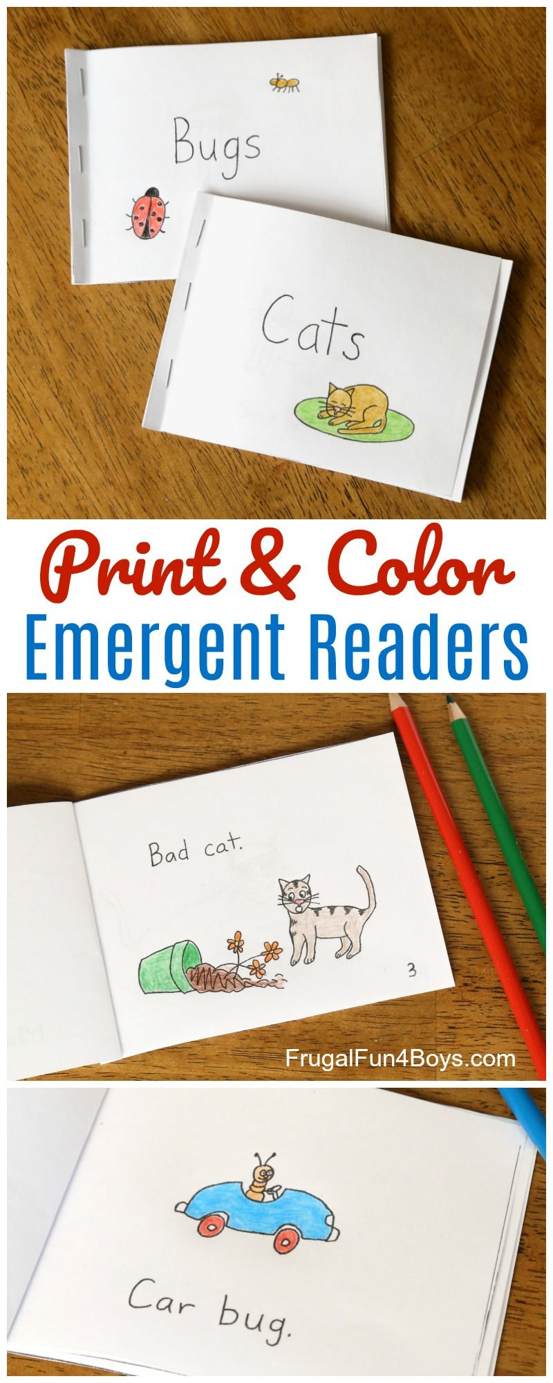 Free Printable Books For Beginning Readers - Level 1 (Easy - Free Printable Phonics Books For Kindergarten