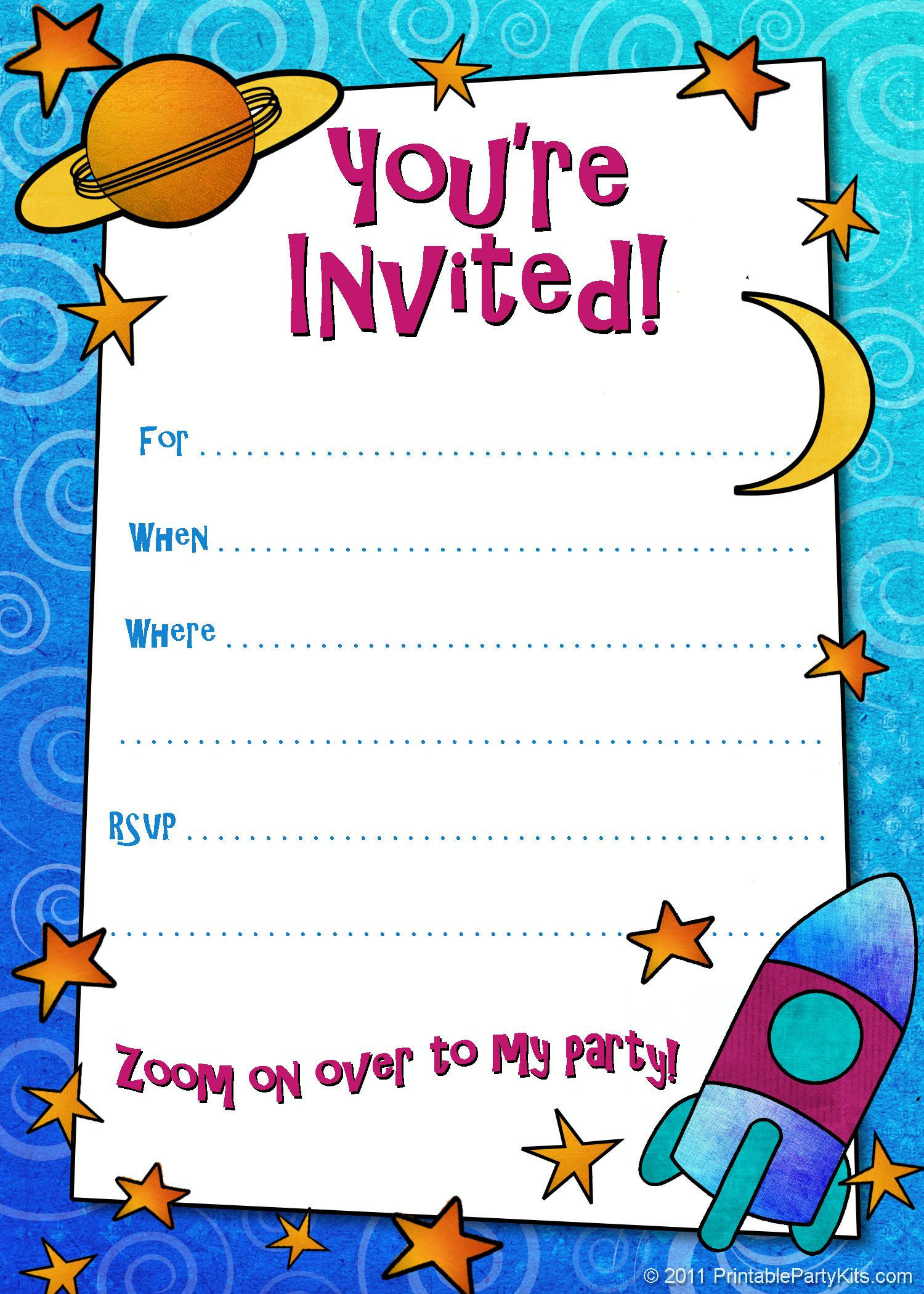 Free Printable Boys Birthday Party Invitations | Birthday Party - Free Printable Birthday Invitation Cards