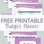 Free Printable Budget Planner | Top Pins From Top Bloggers | Budget   Free Printable Finance Sheets
