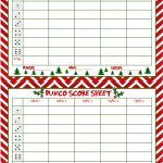 Free Printable Bunco Score Sheets Christmas – Festival Collections   Free Printable Bunco Game Sheets