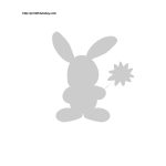 Free Printable Bunny Stencils   Free Printable Bunny Pictures