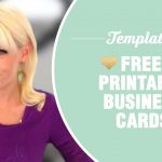 Free Printable Business Cards   Templates Included   Youtube   Free Printable Business Card Templates