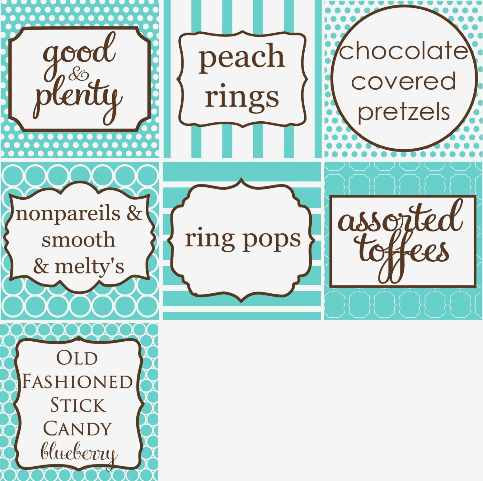 Free Printable Candy Buffet Labels Templates Download Now Index Of - Free Printable Candy Buffet Labels Templates