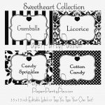 Free Printable Candy Buffet Labels Templates .. – Label Maker Ideas   Free Printable Candy Buffet Labels Templates
