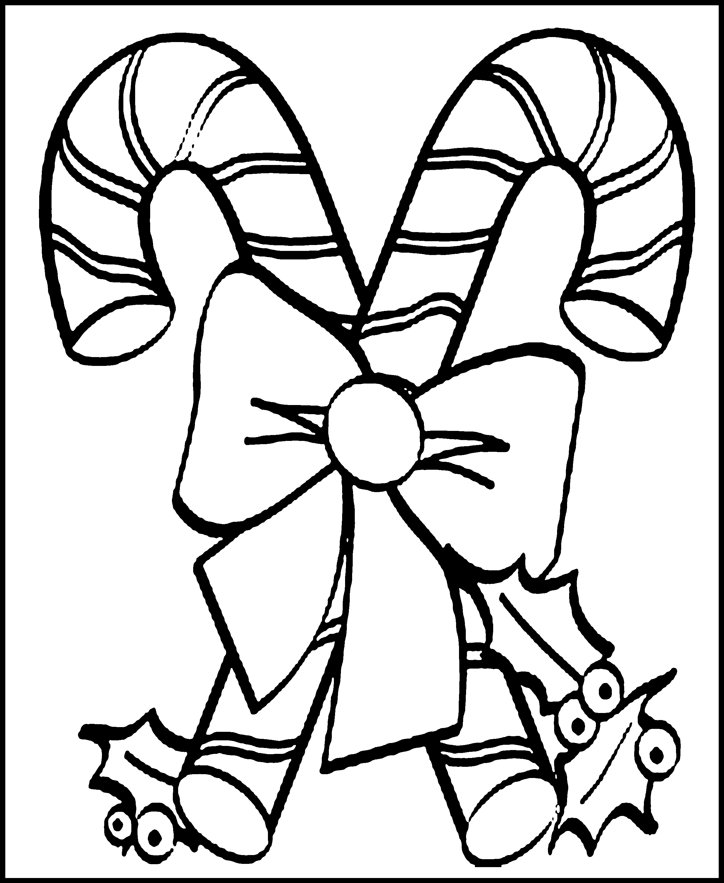 Free Printable Candy Cane Coloring Pages For Kids | Young At Heart - Xmas Coloring Pages Free Printable