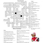 Free Printable Cards: Free Printable Crossword Puzzles | Christmas   Free Printable Christmas Puzzles