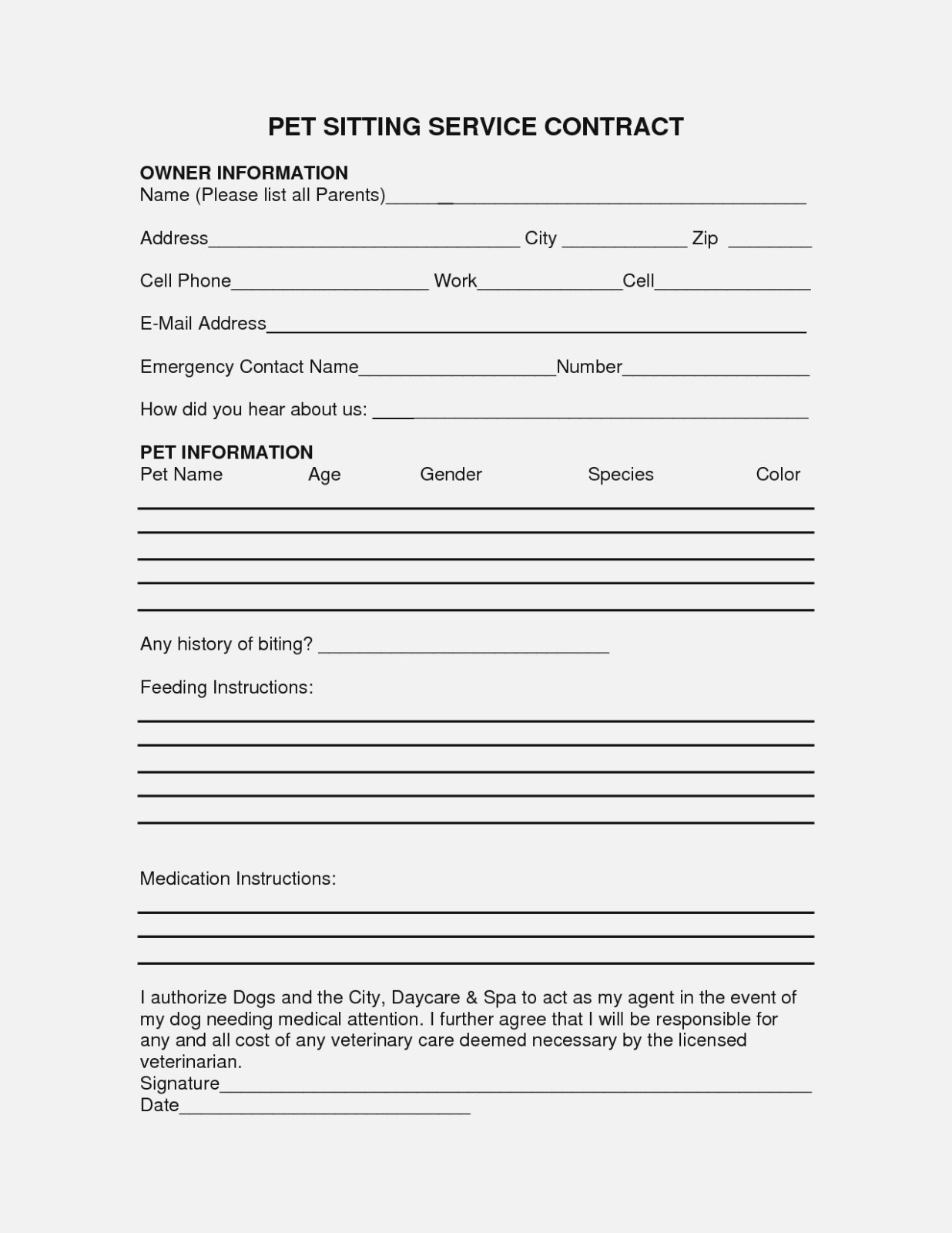 Free Printable Caregiver Forms Luxury Medical Permission Letter - Free Printable Caregiver Forms