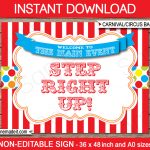 Free Printable Carnival Welcome Sign   17.12.ybonlineacess.de •   Free Printable Party Signs