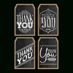 Free Printable Chalkboard Thank You Tags | Thank You's | Pinterest   Free Printable Thank You Tags