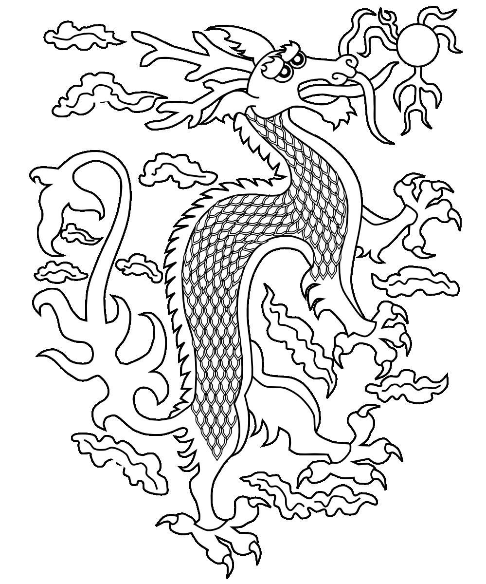 Free Printable Chinese Dragon Coloring Pages For Kids | Print Outs - Free Printable Chinese Dragon Coloring Pages
